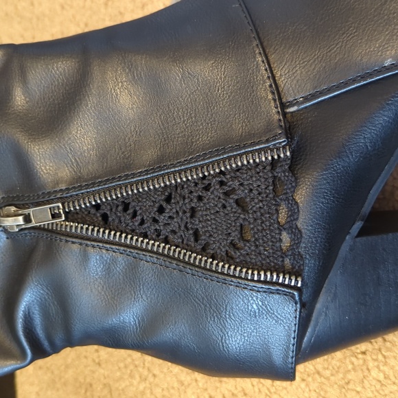 Torrid tall black boots size 10 wide - Picture 3 of 13